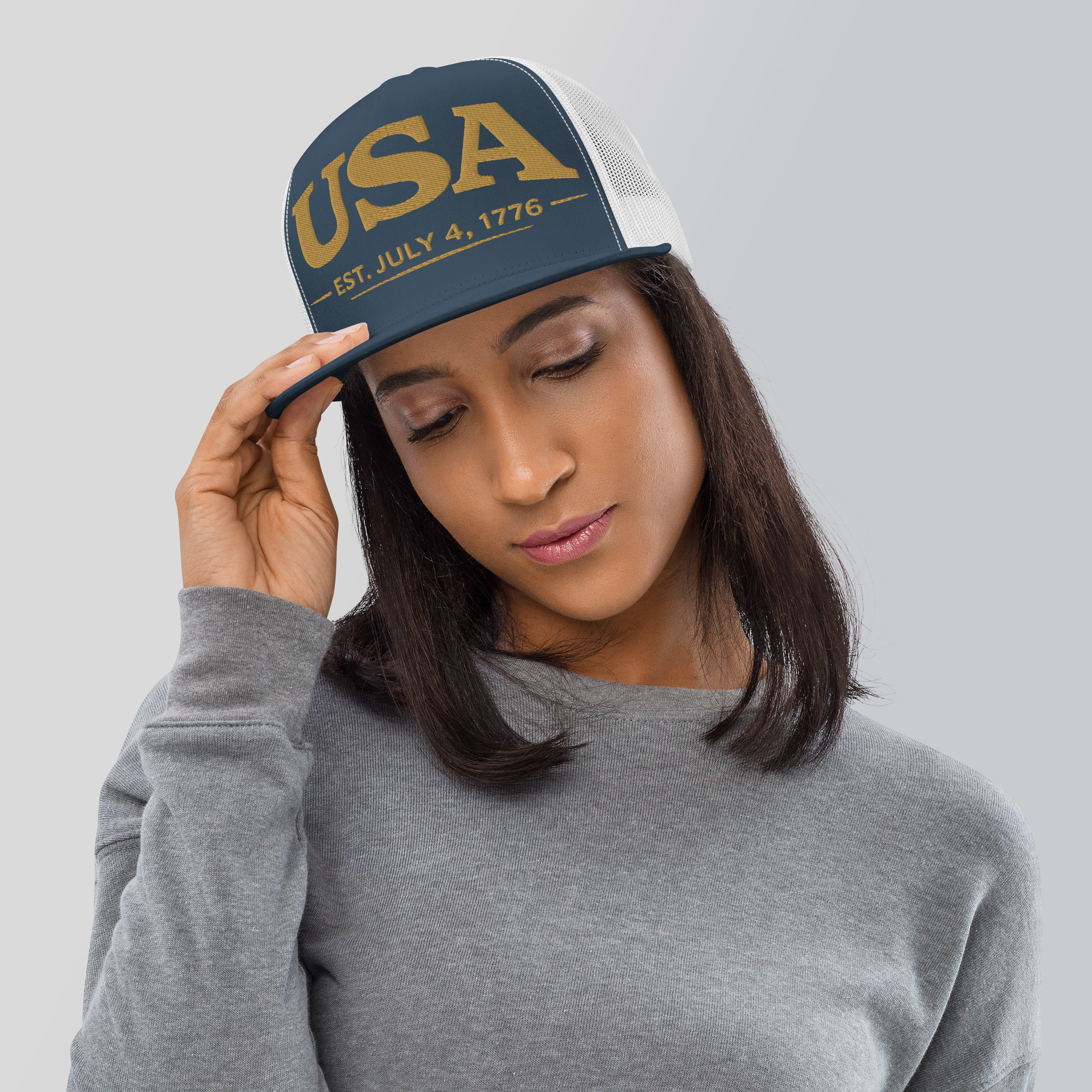 USA Gold Edition 1776 - Trucker style cap
