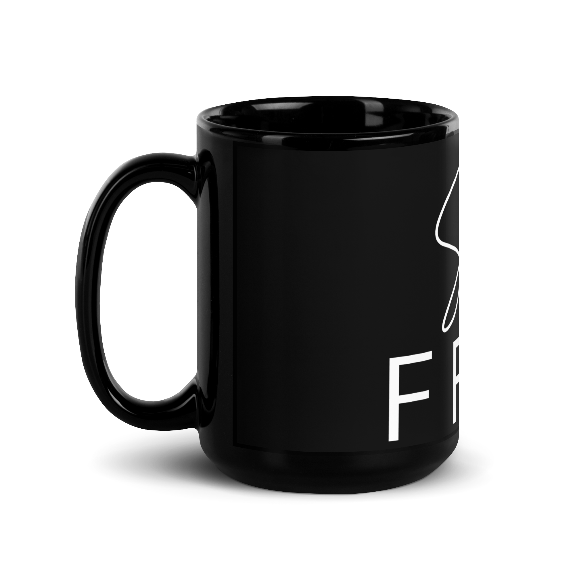 Set Free-black mug