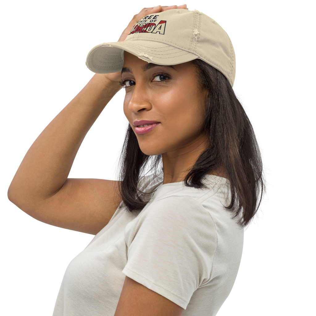 Free State of Florida - Rugged Hat Embroidery