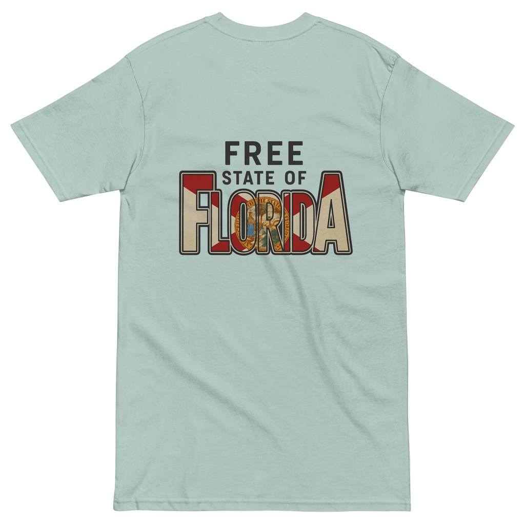 Free State of Florida -Mens Premium Heavyweight Tee