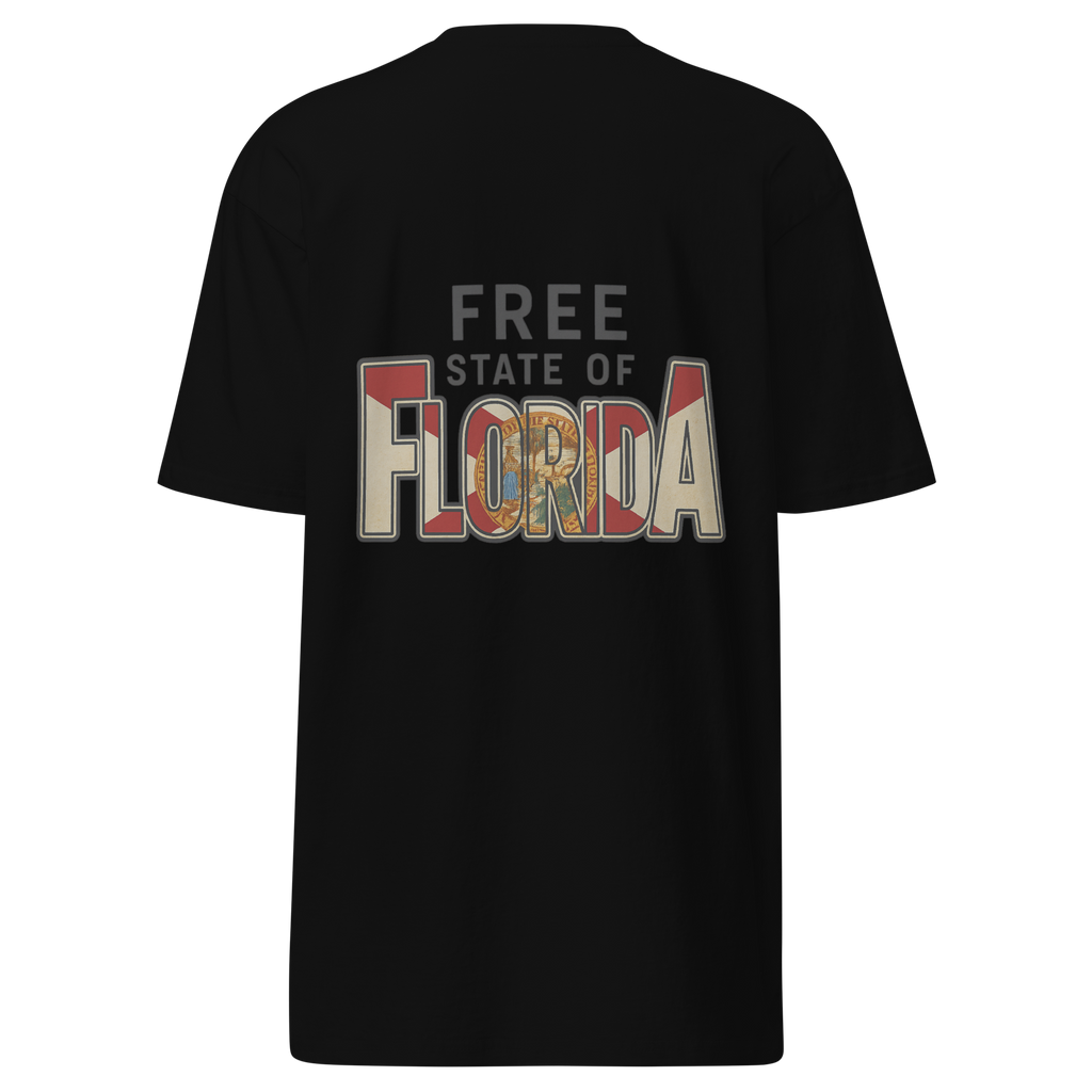 Free State of Florida -Mens Premium Heavyweight Tee