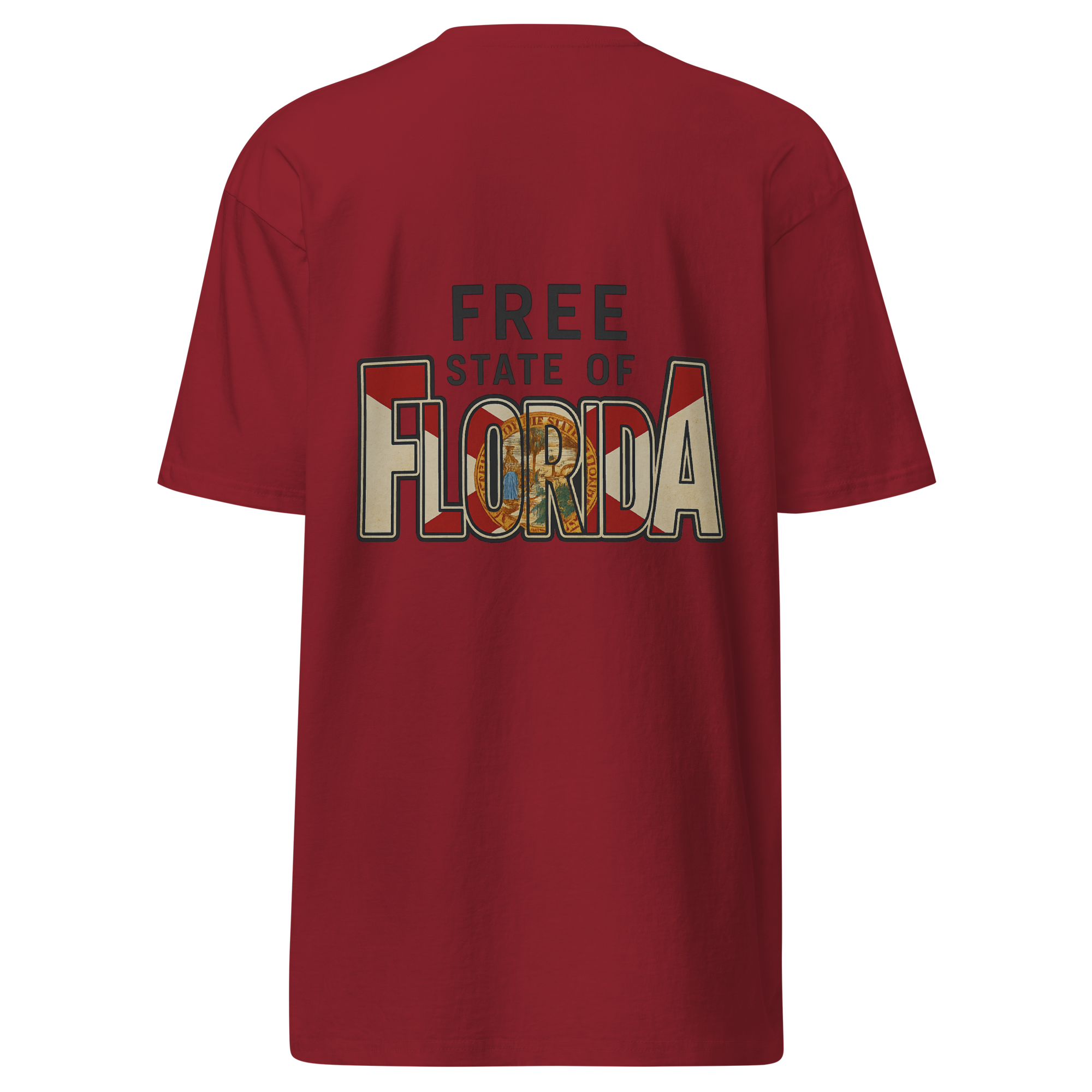 Free State of Florida -Mens Premium Heavyweight Tee