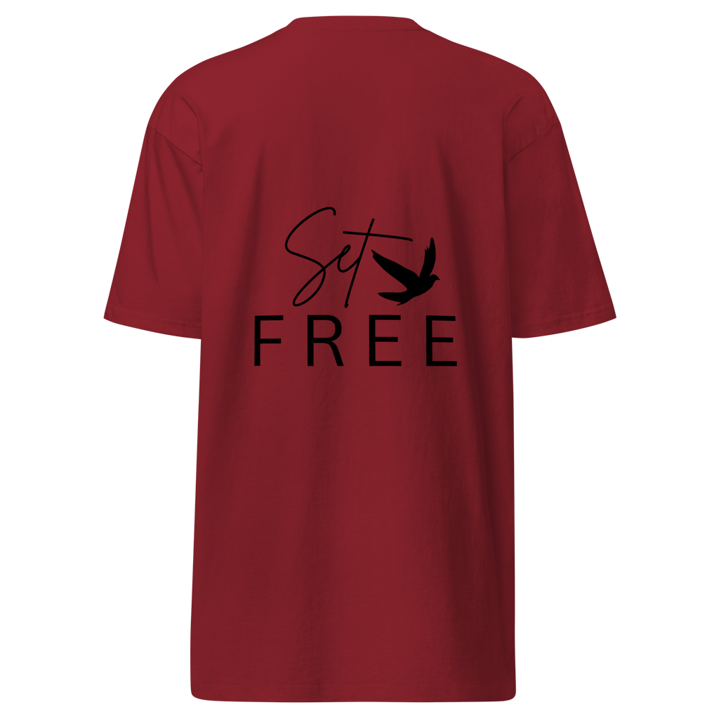 Set Free-Men’s premium heavyweight tee