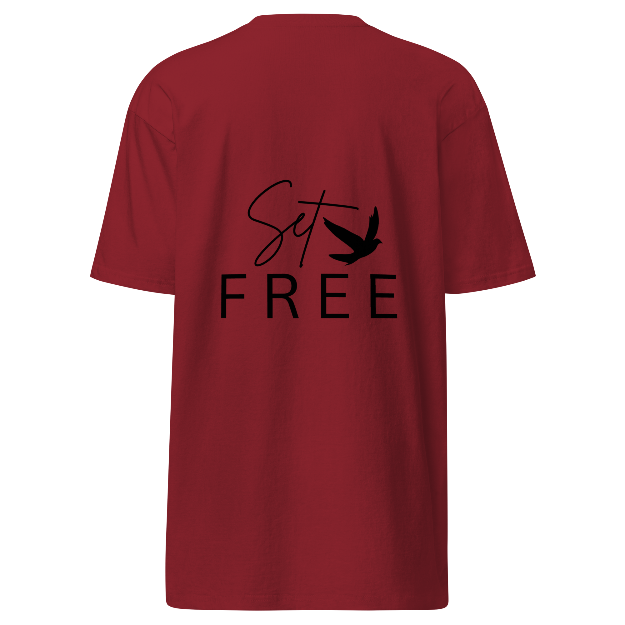 Set Free-Men’s premium heavyweight tee