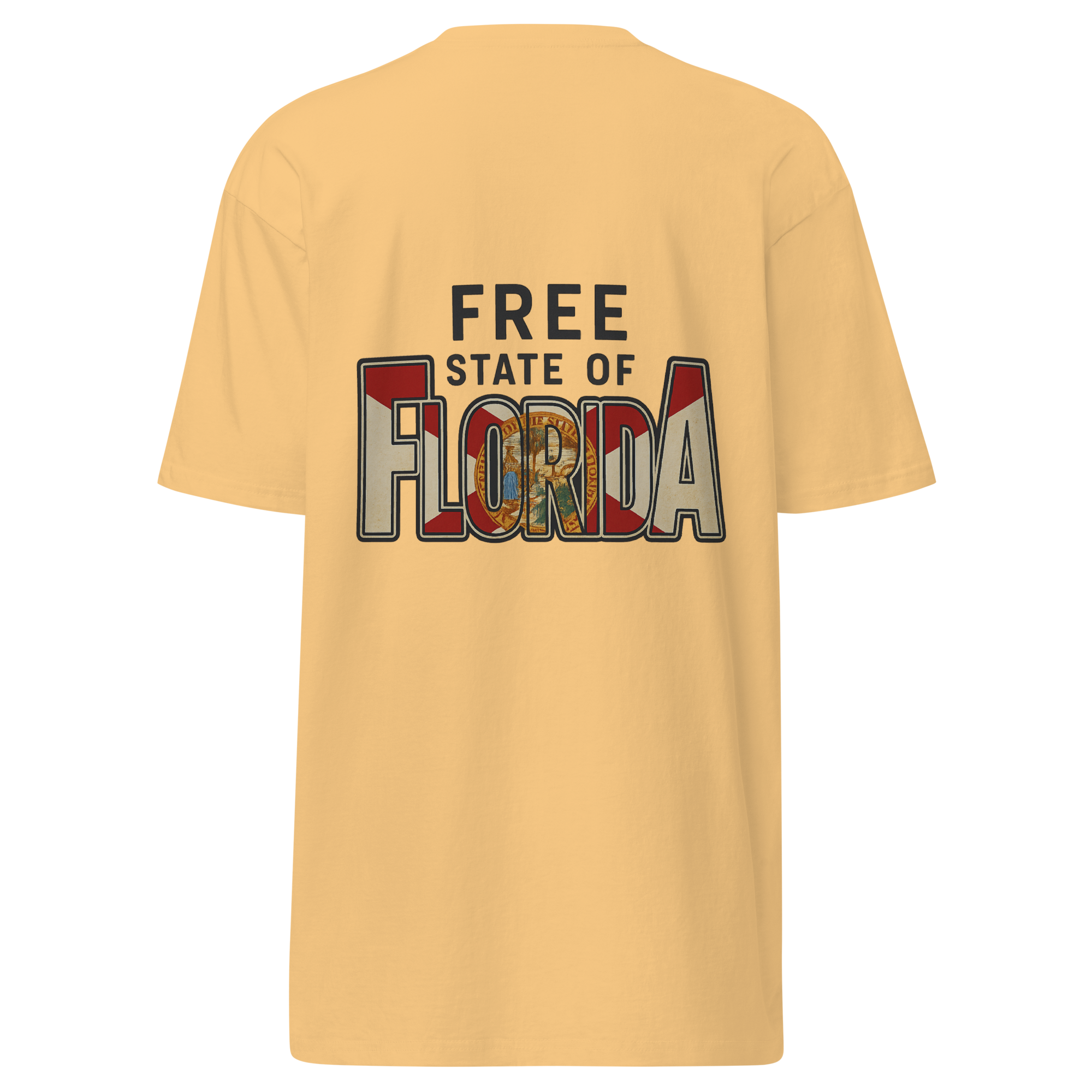Free State of Florida -Mens Premium Heavyweight Tee