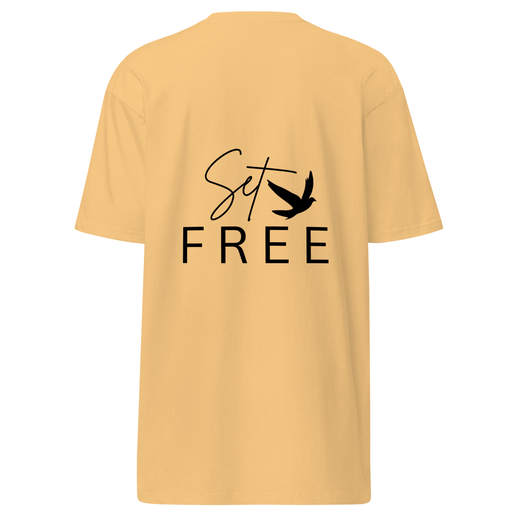 Set Free-Men’s premium heavyweight tee