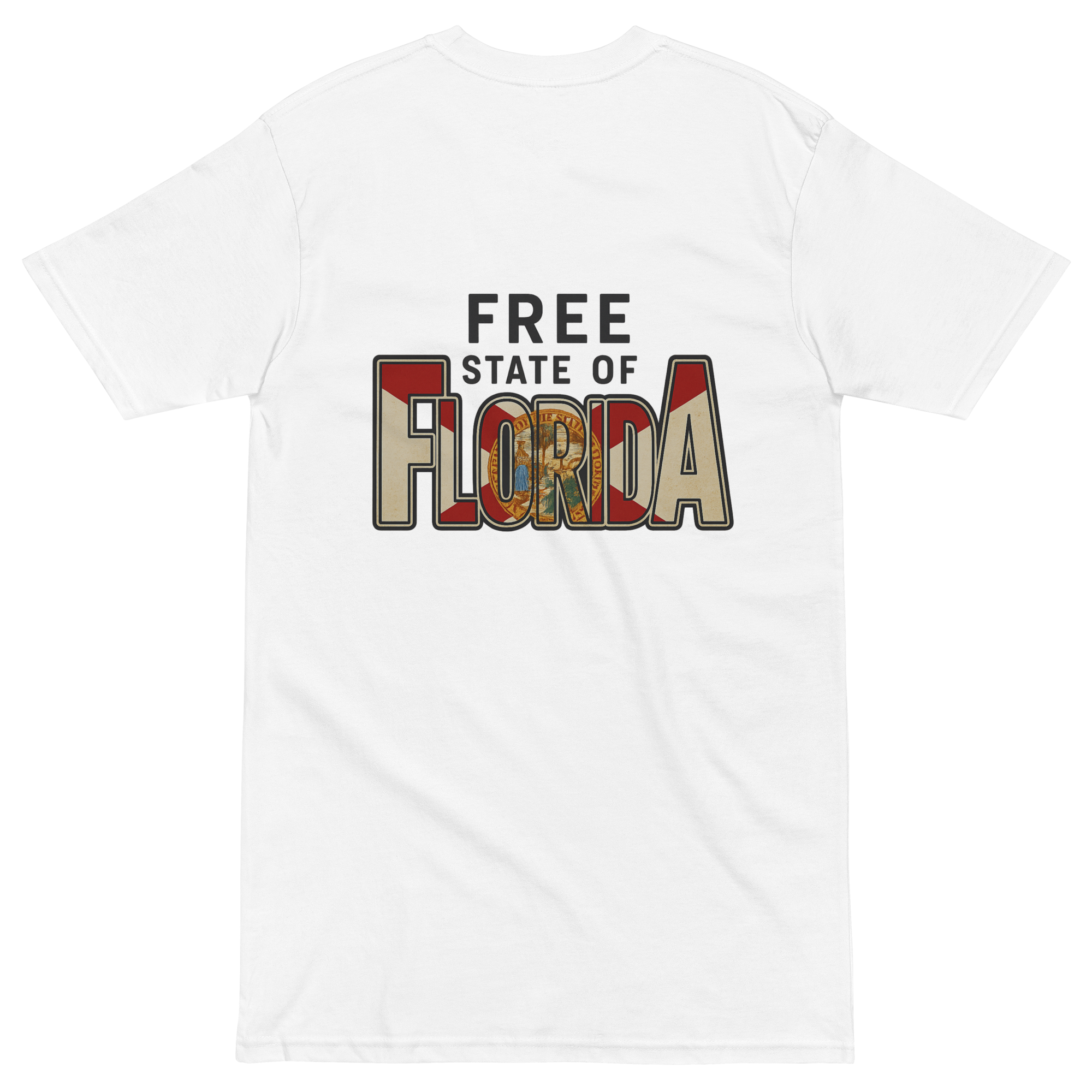 Free State of Florida -Mens Premium Heavyweight Tee