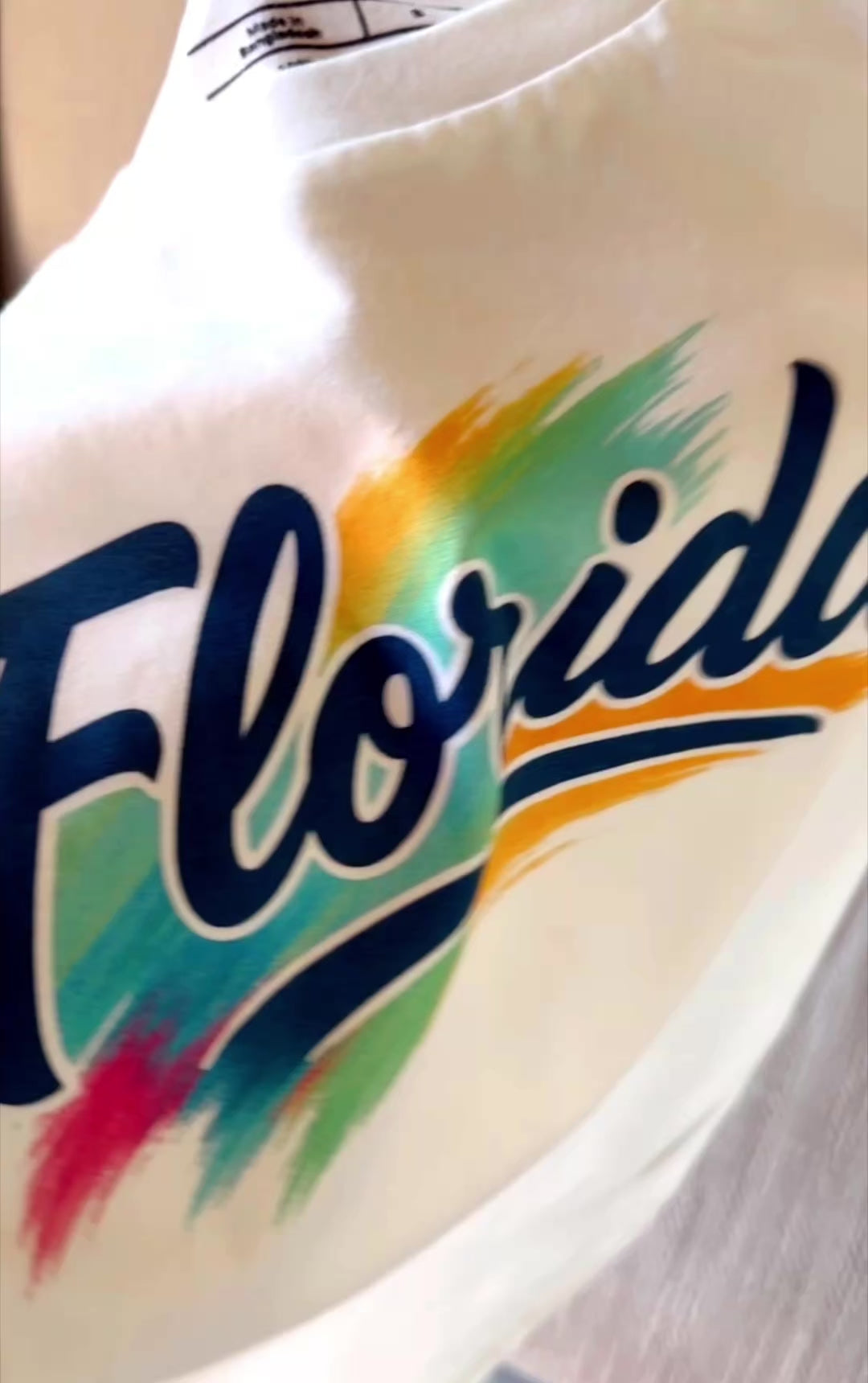 Florida Color Splash-Organic Cotton Women’s Tee
