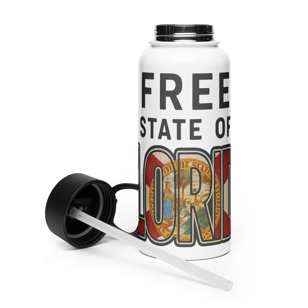 Free State of Florida-32oz Water Bottle