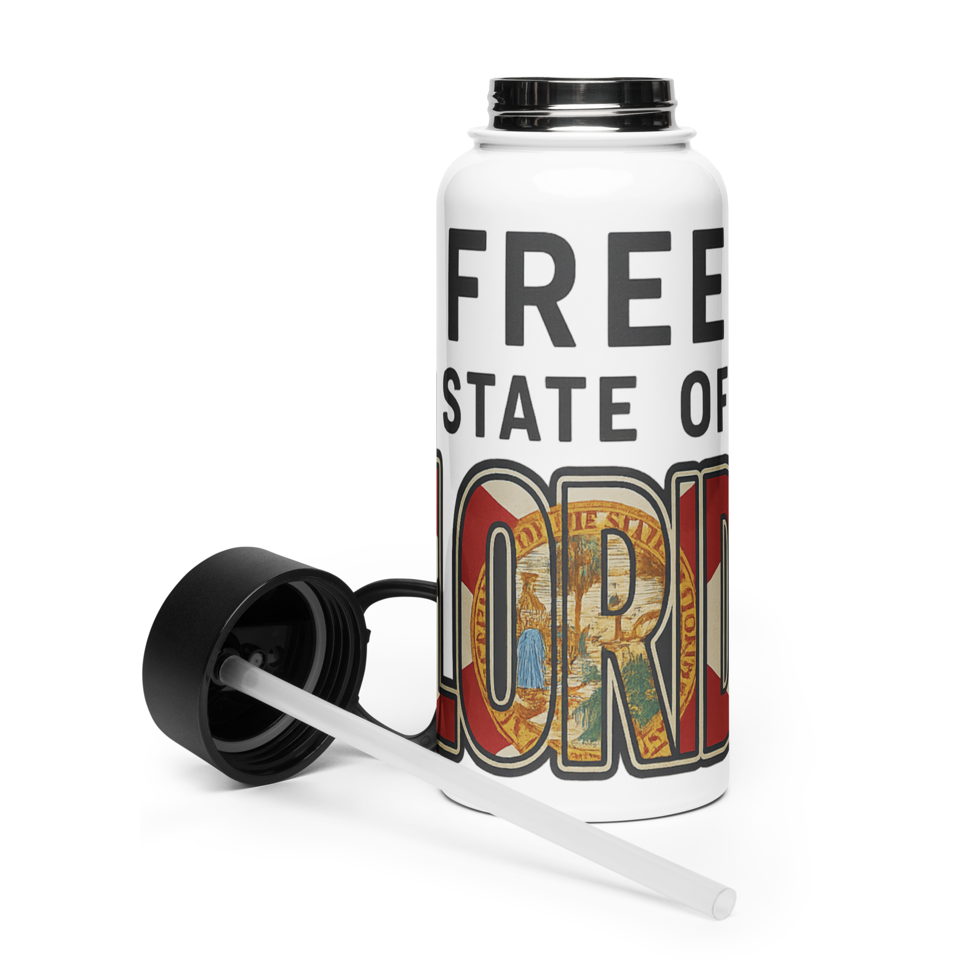 Free State of Florida-32oz Water Bottle