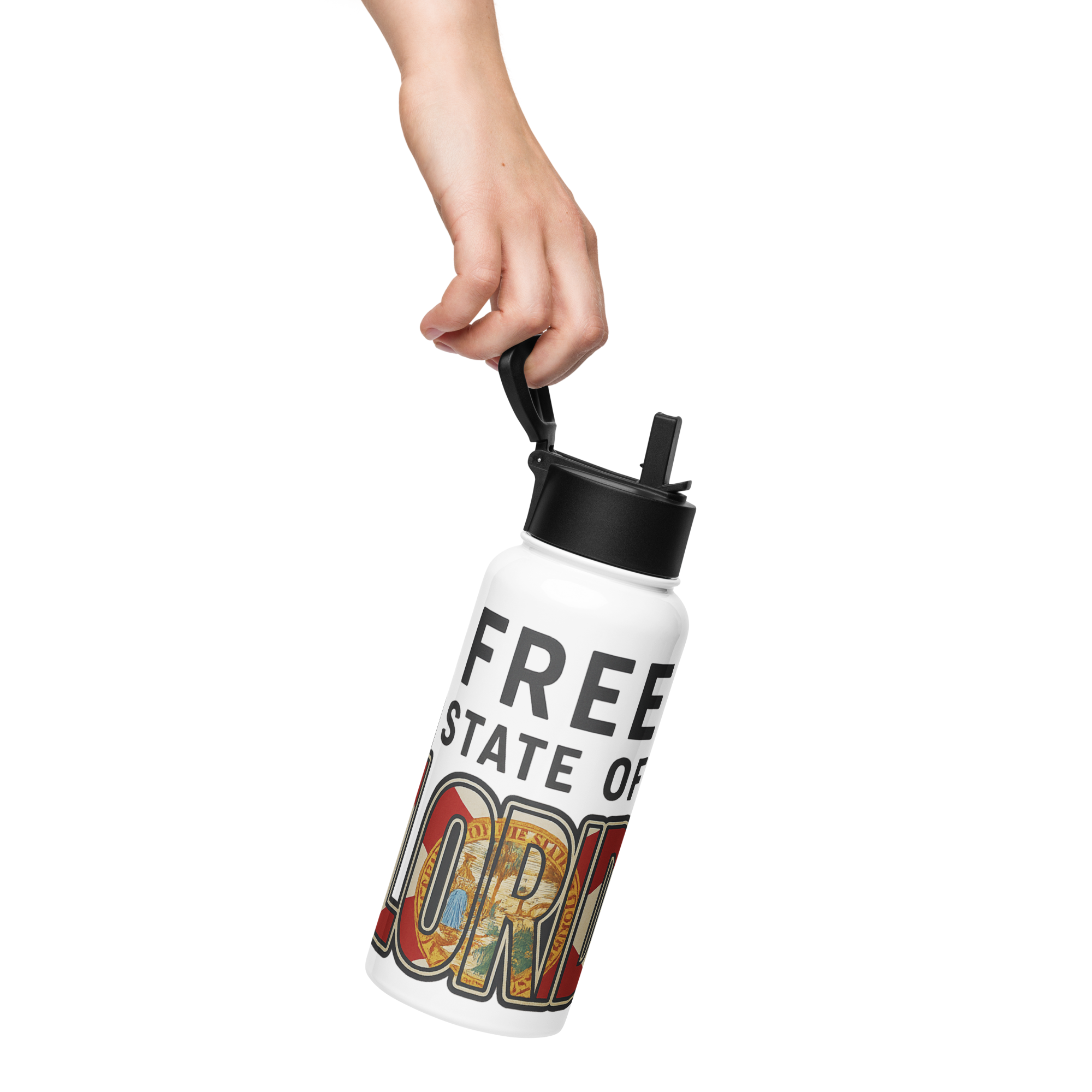 Free State of Florida-32oz Water Bottle