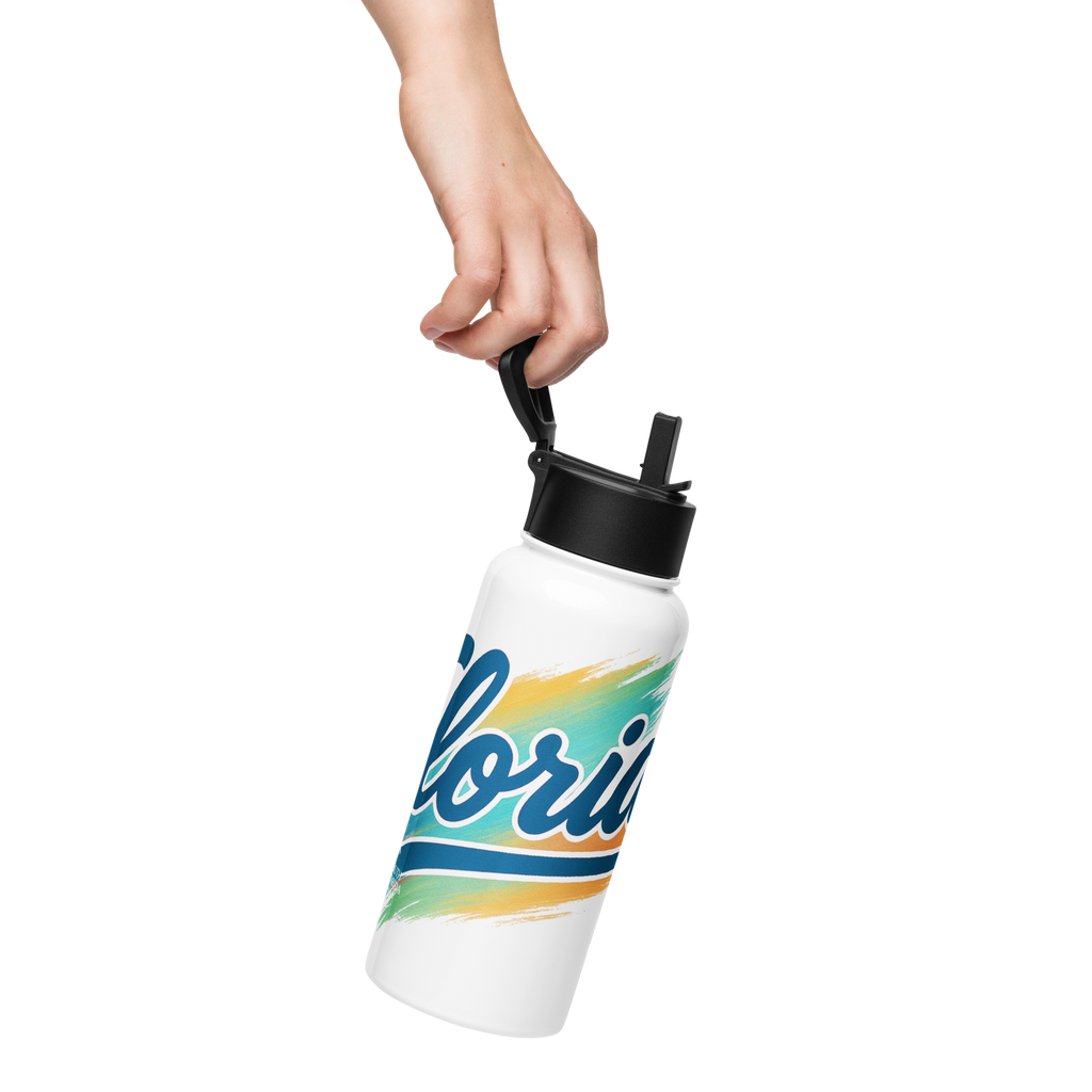 Florida Color Splash Water Bottle