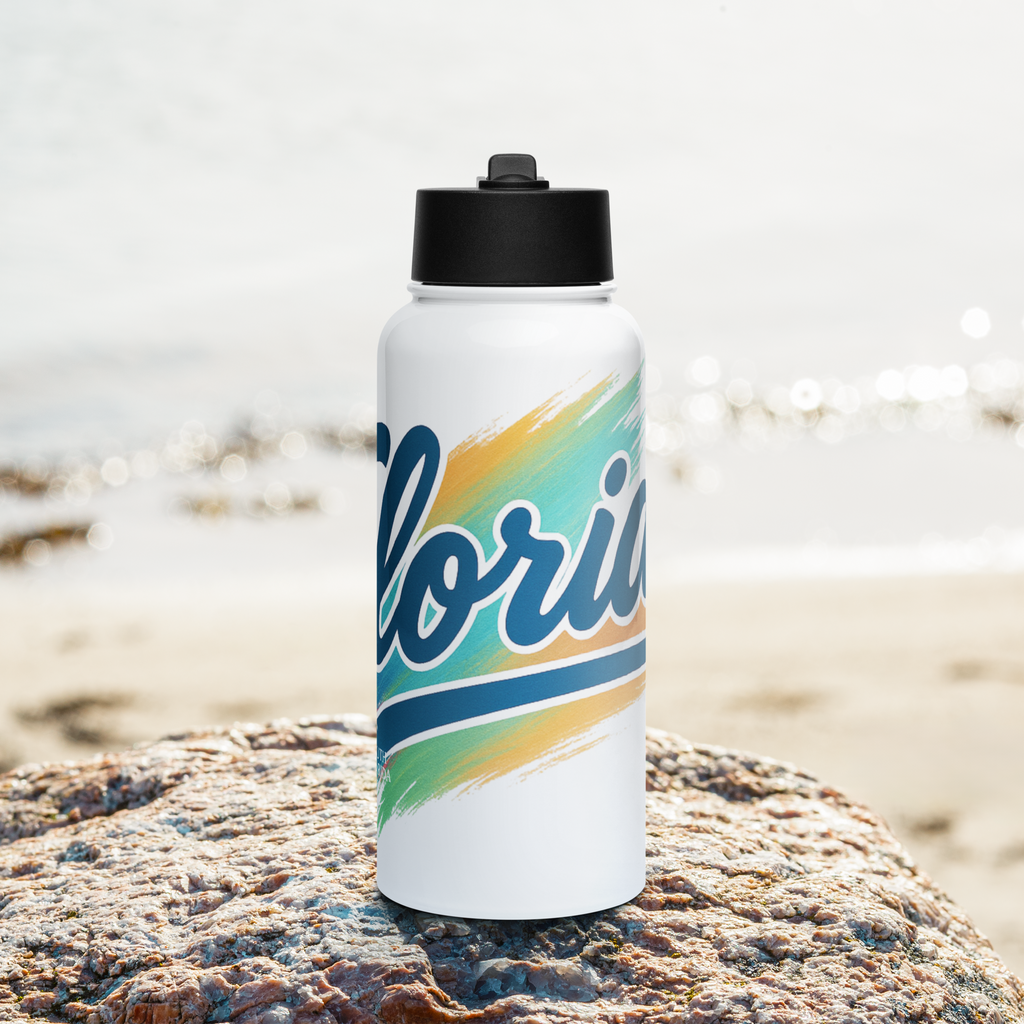 Florida Color Splash Water Bottle
