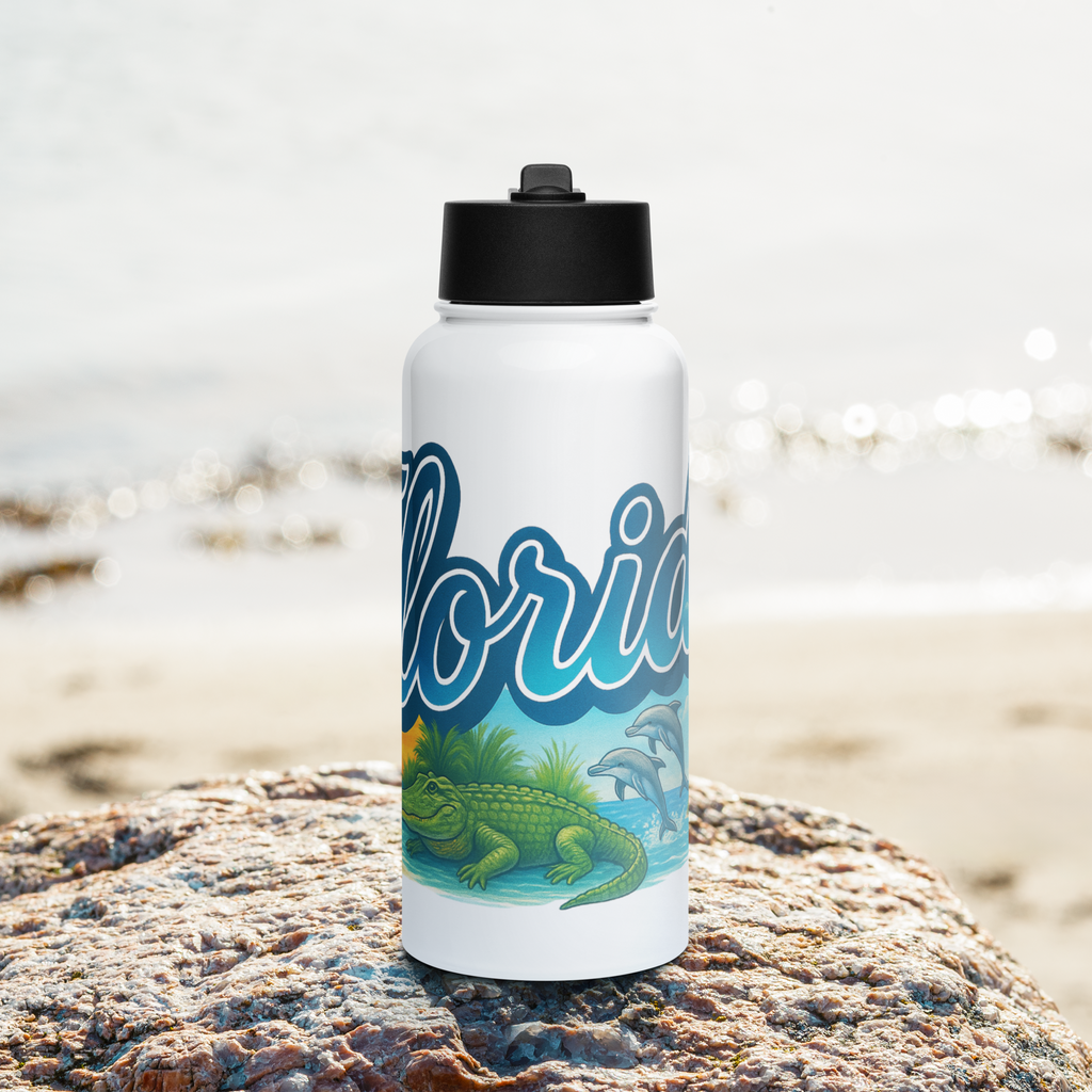 Florida Vibes Water Bottle