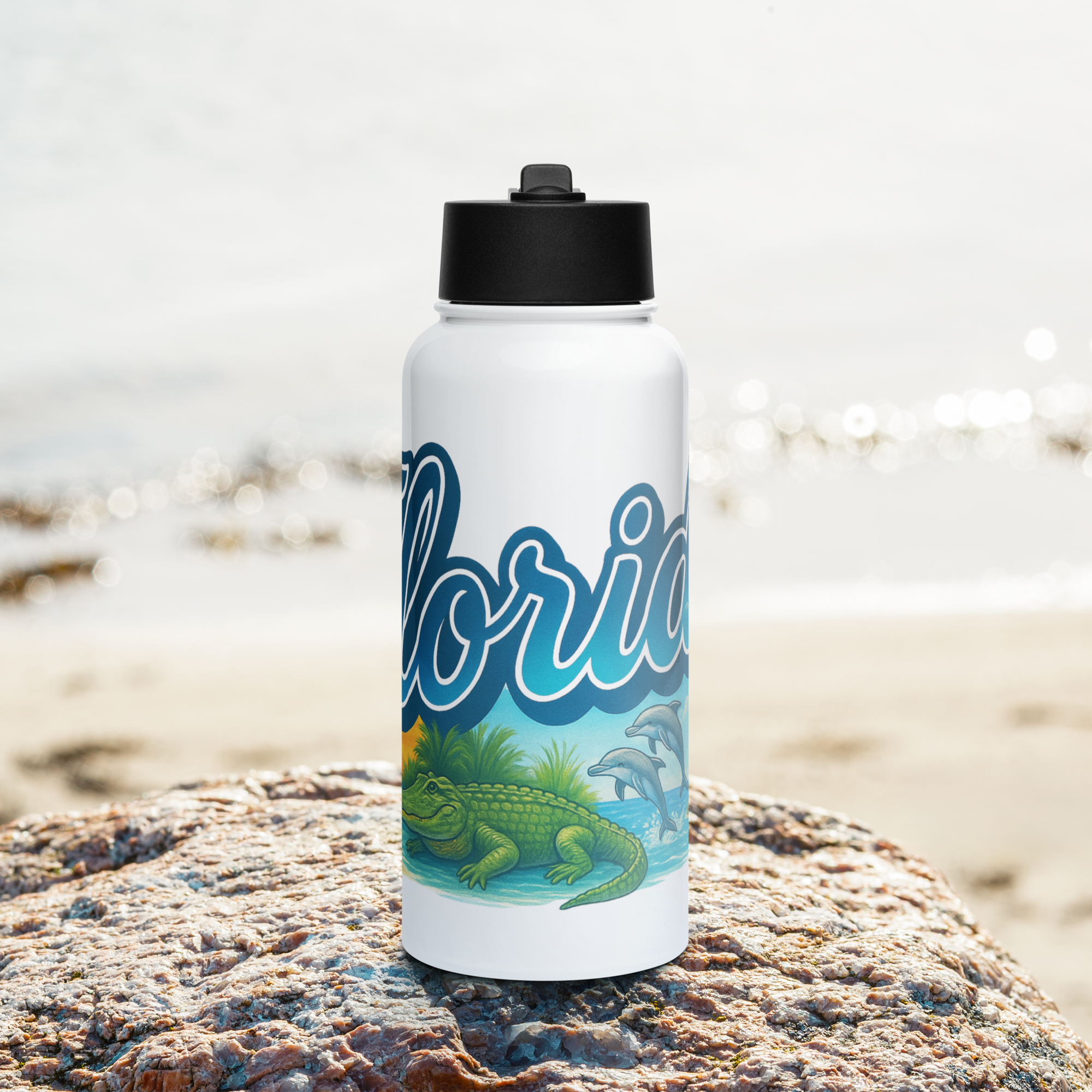 Florida Vibes Water Bottle