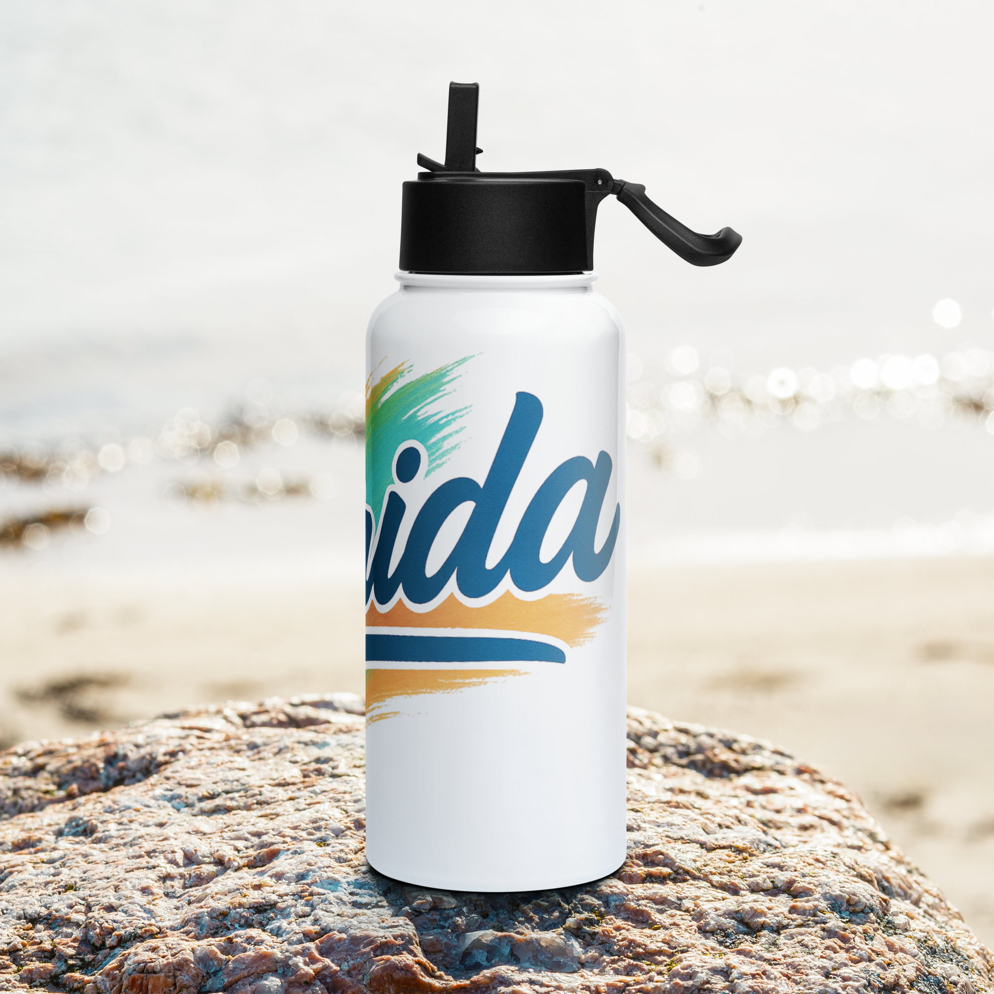 Florida Color Splash Water Bottle