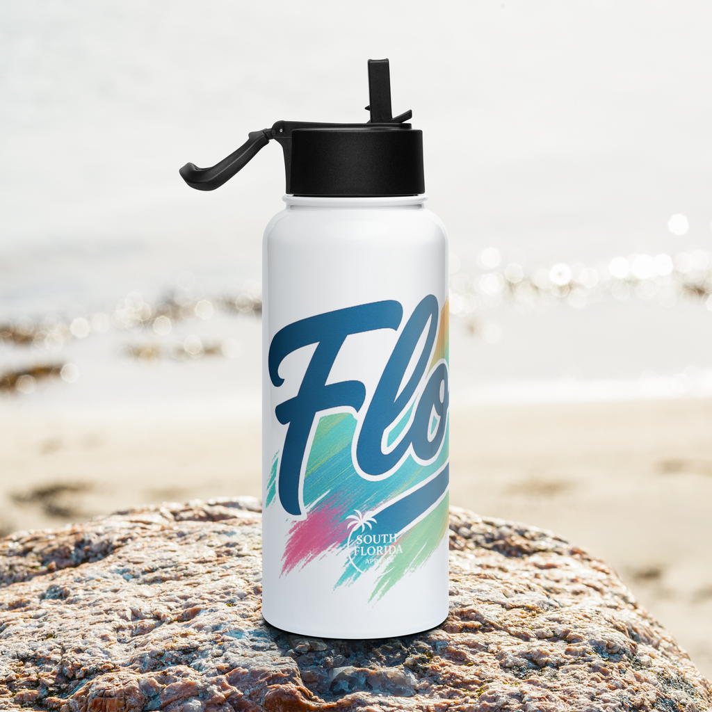 Florida Color Splash Water Bottle