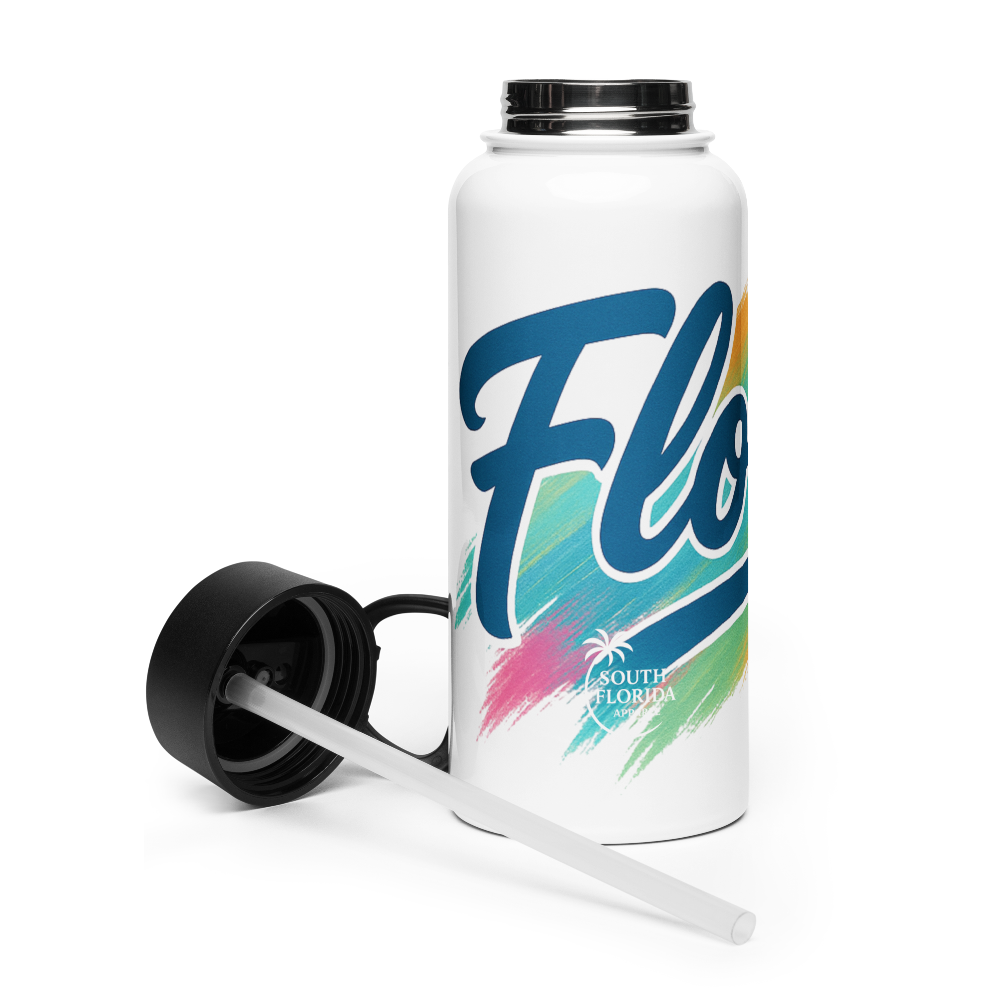 Florida Color Splash Water Bottle