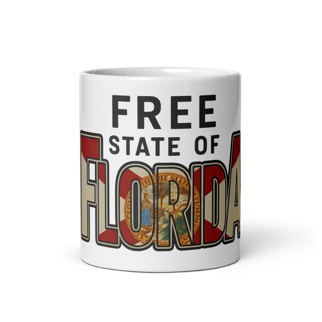 Free State of Florida-White Mug
