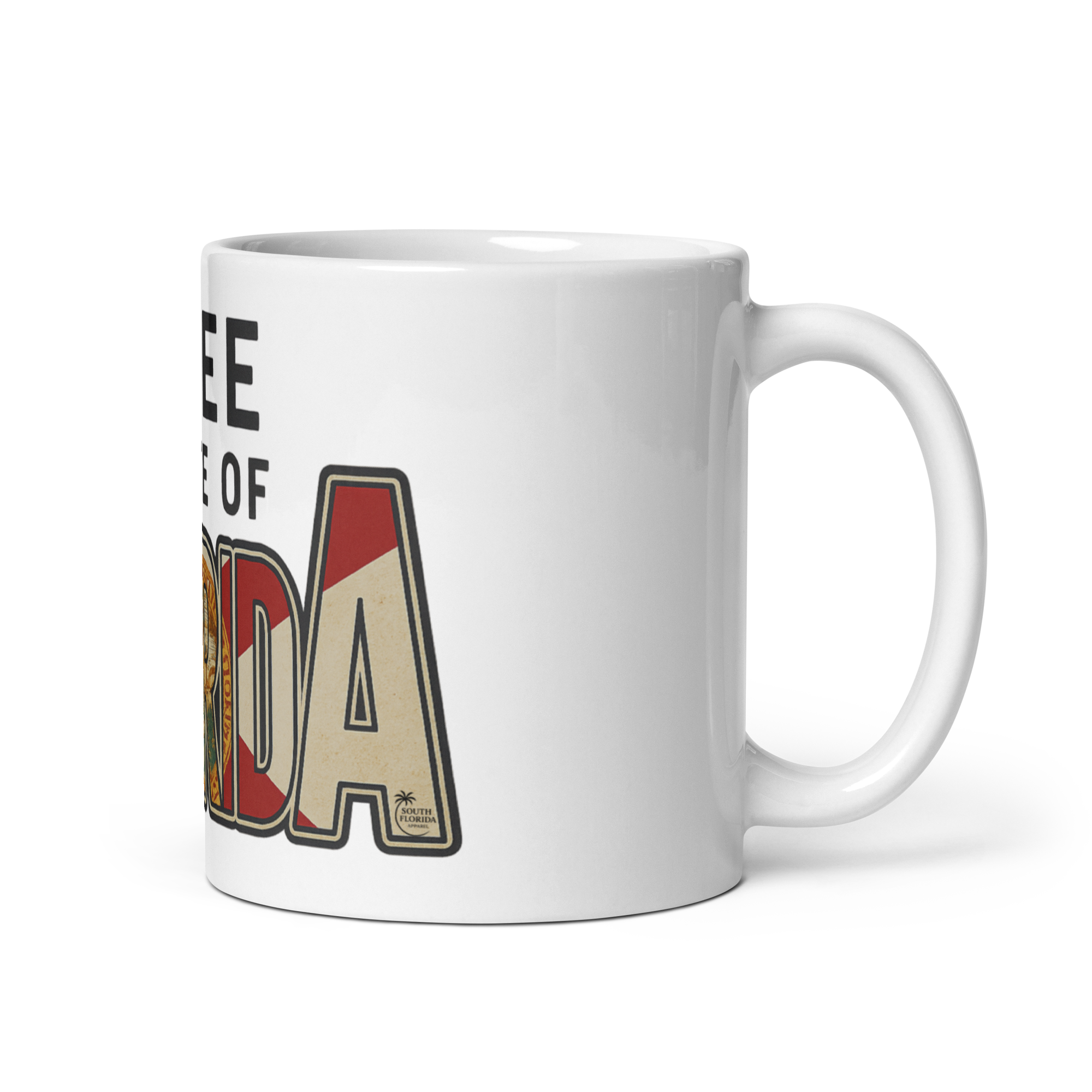 Free State of Florida-White Mug