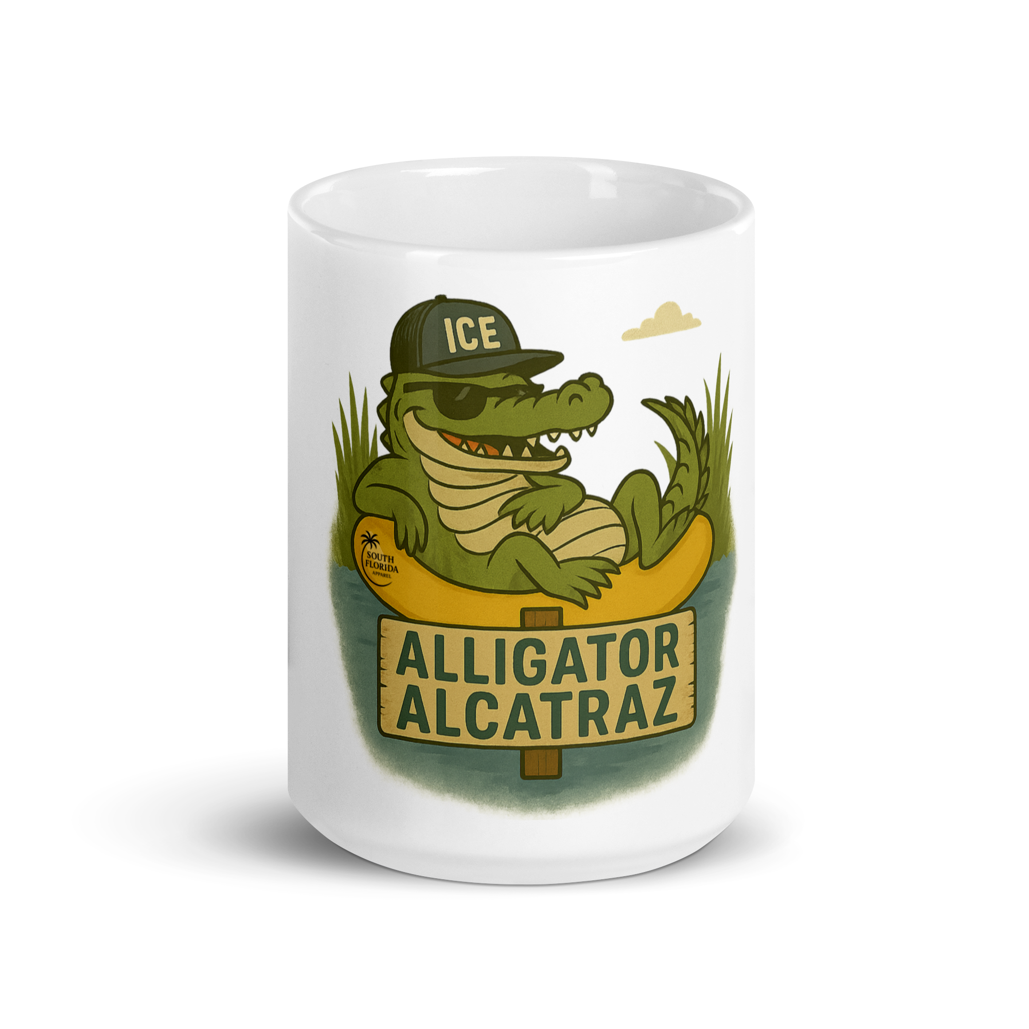 Alligator Alcatraz - White Mug