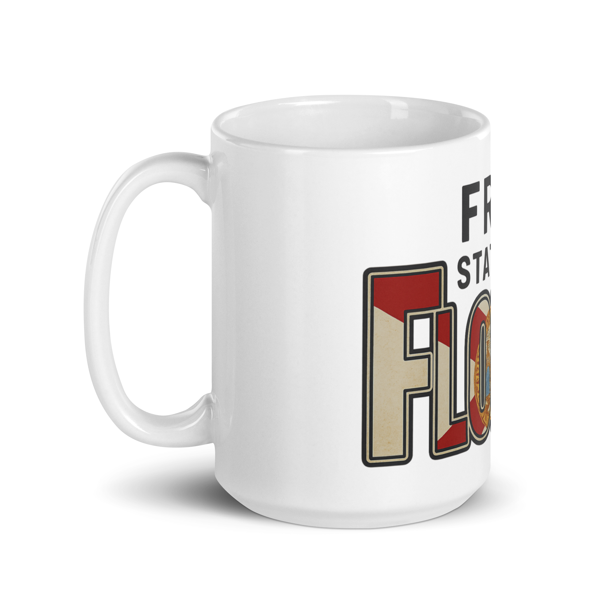 Free State of Florida-White Mug