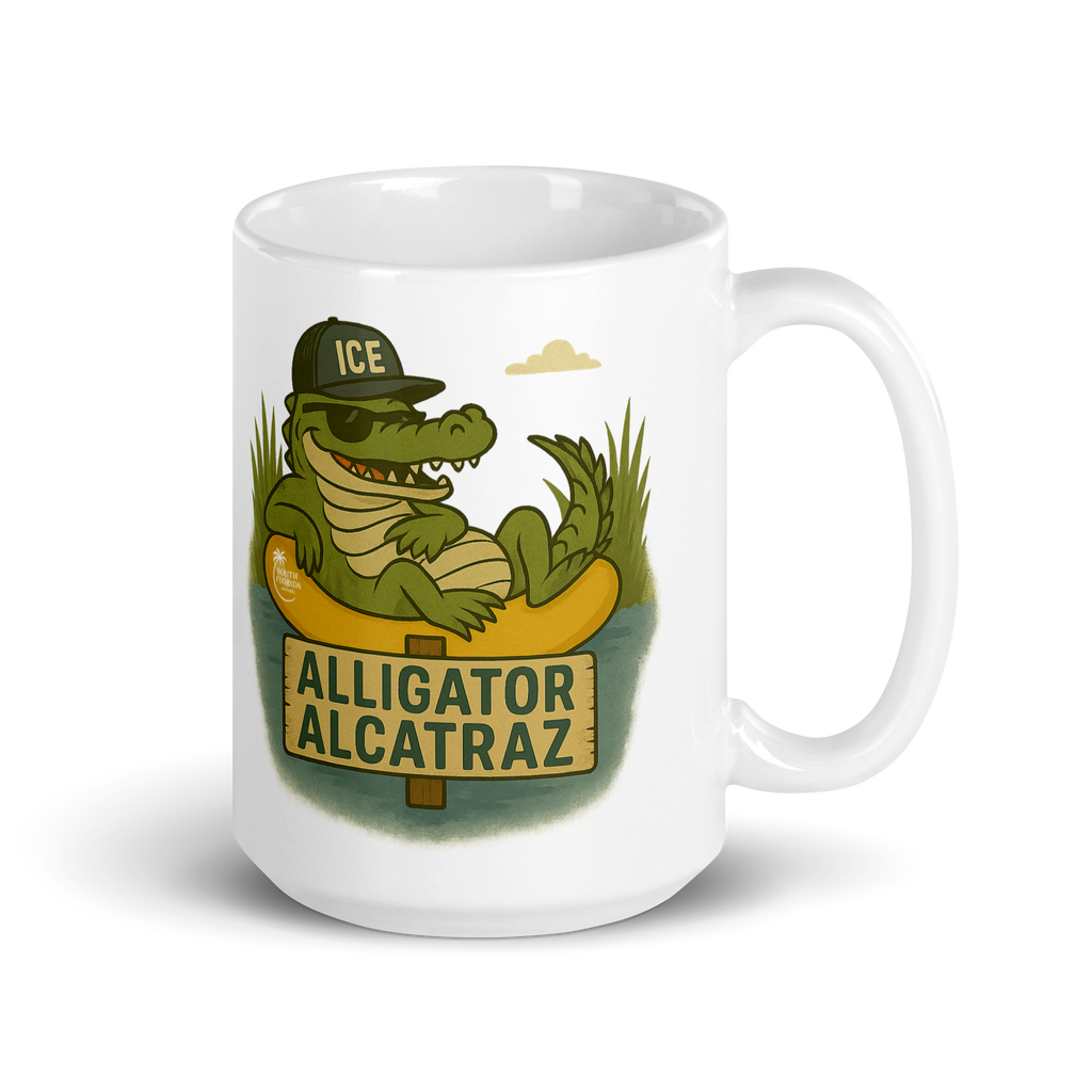 Alligator Alcatraz- White Mug2