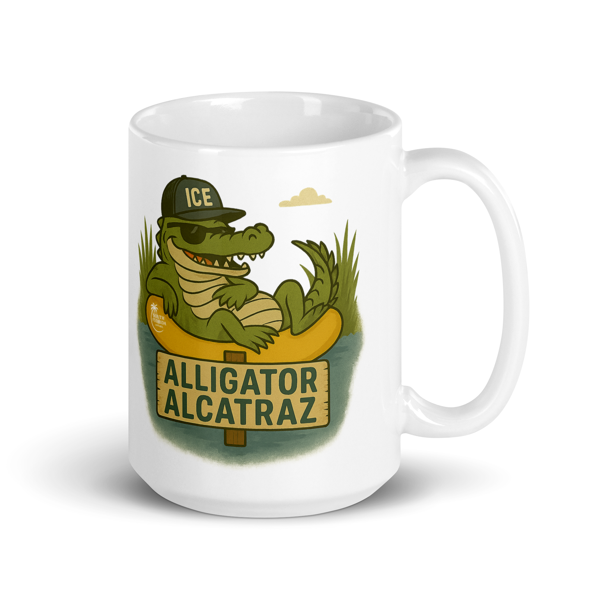 Alligator Alcatraz- White Mug2