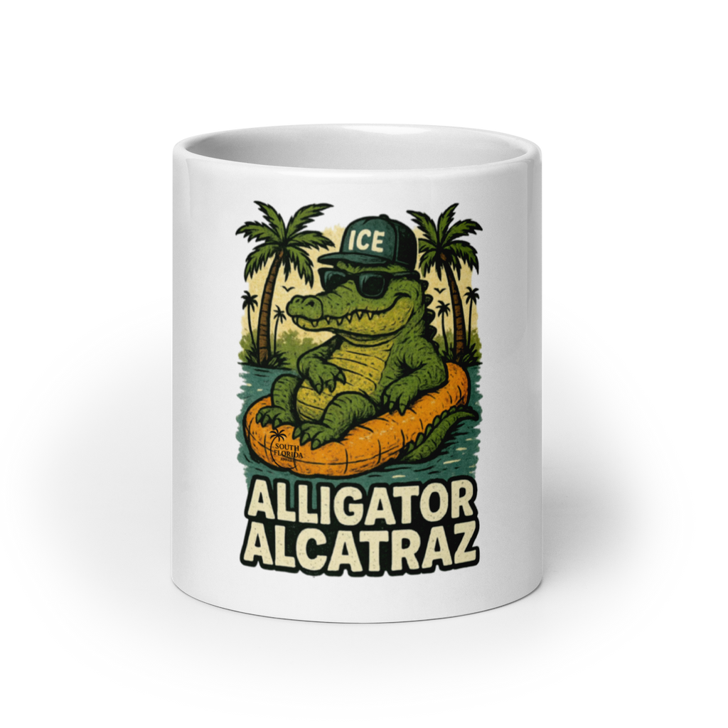 Alligator Alcatraz - Mug White