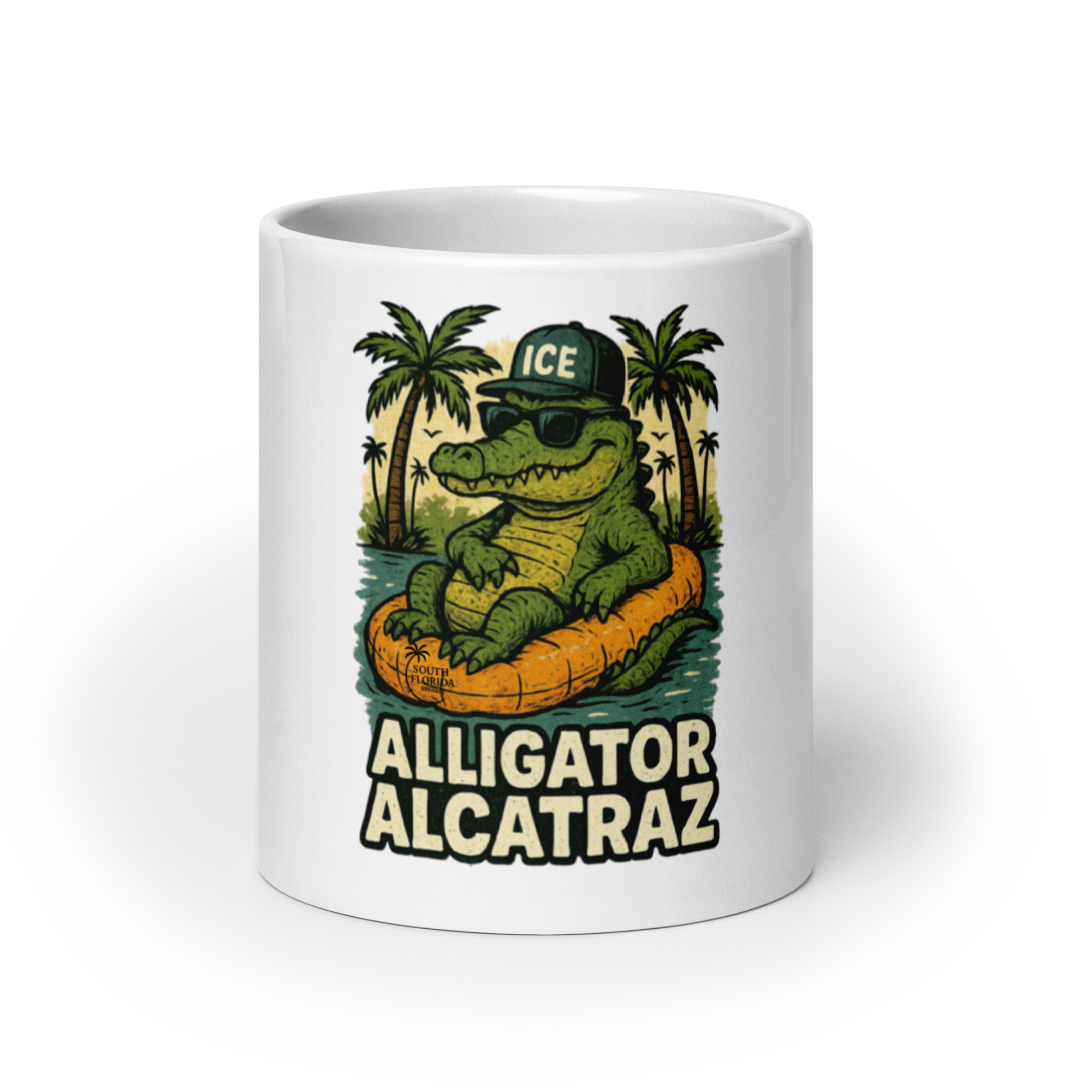 Alligator Alcatraz - Mug White