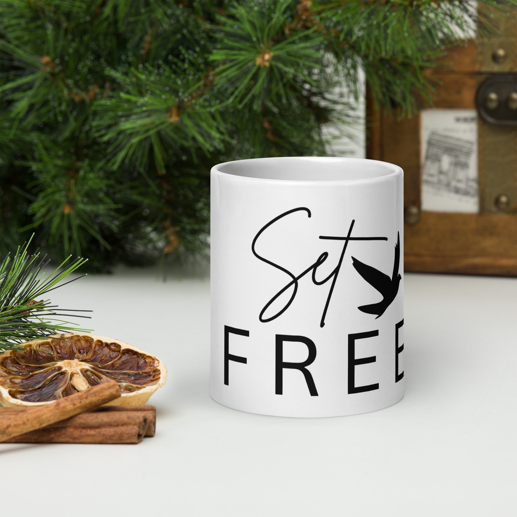 Set Free-White Mug