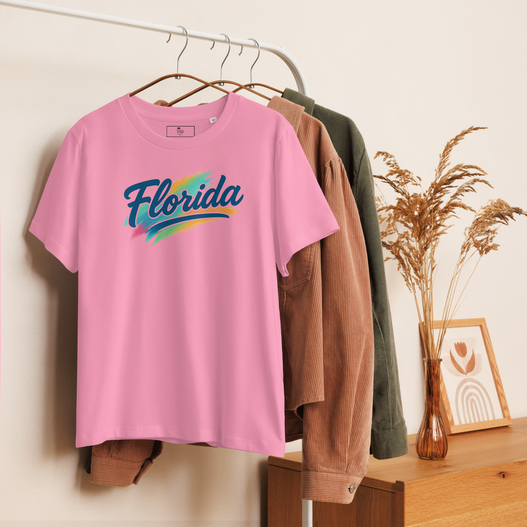 Florida Color Splash-Organic Cotton Women’s Tee